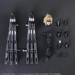 Square Enix Final Fantasy VII: Advent Children Cloud Strife And Fenrir Play Arts Kai Action Figure