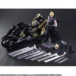 Square Enix Final Fantasy VII: Advent Children Cloud Strife And Fenrir Play Arts Kai Action Figure