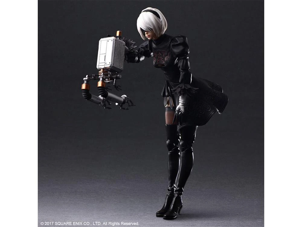 Square Enix NieR: Automata YoRHa No. 2 Type B 2B (Deluxe Version) Play Arts Kai Action Figure 11 Square Enix NieR: Automata YoRHa No. 2 Type B 2B (Deluxe Version) Play Arts Kai Action Figure