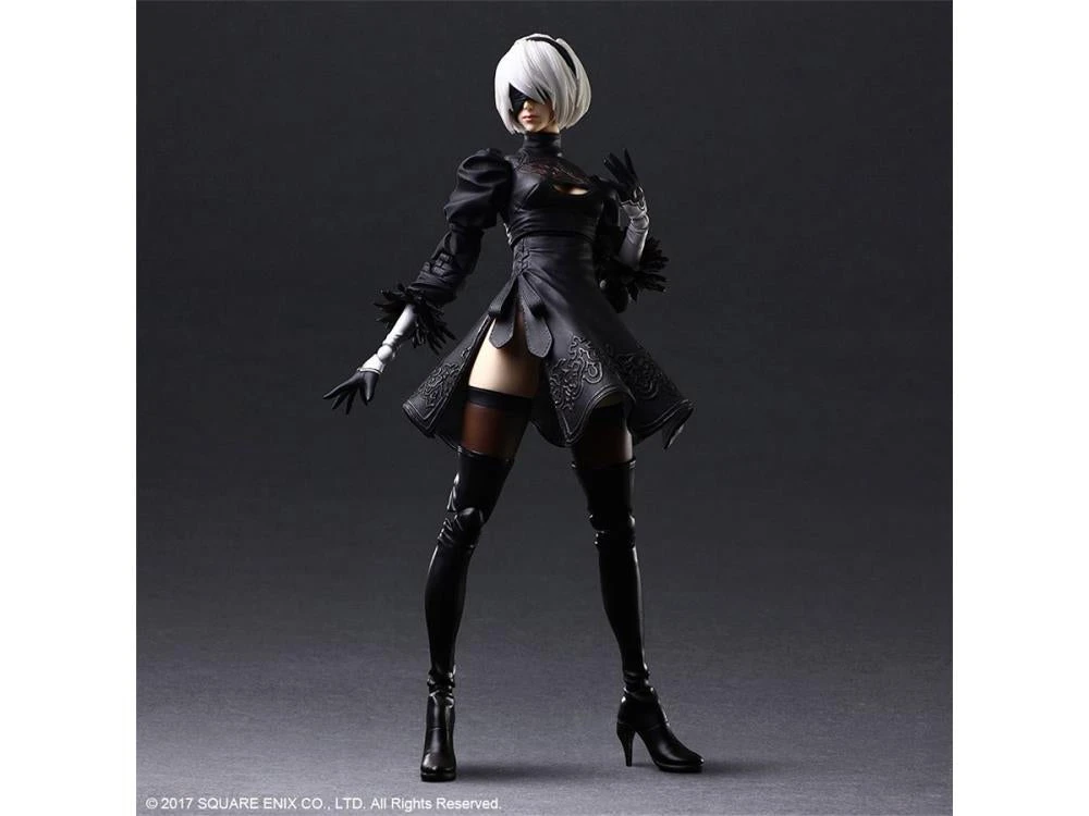 Square Enix NieR: Automata YoRHa No. 2 Type B 2B (Deluxe Version) Play Arts Kai Action Figure 9 Square Enix NieR: Automata YoRHa No. 2 Type B 2B (Deluxe Version) Play Arts Kai Action Figure
