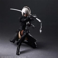 Square Enix NieR: Automata YoRHa No. 2 Type B 2B (Deluxe Version) Play Arts Kai Action Figure 17 Square Enix NieR: Automata YoRHa No. 2 Type B 2B (Deluxe Version) Play Arts Kai Action Figure