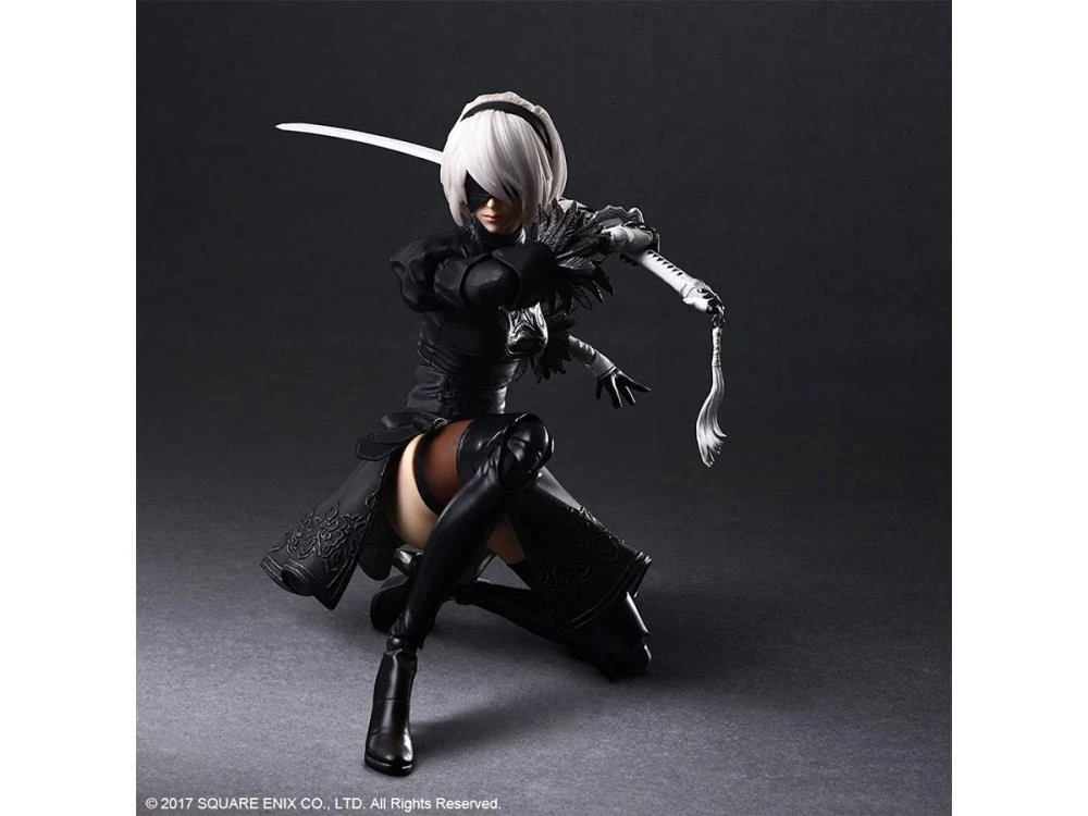 Square Enix NieR: Automata YoRHa No. 2 Type B 2B (Deluxe Version) Play Arts Kai Action Figure 7 Square Enix NieR: Automata YoRHa No. 2 Type B 2B (Deluxe Version) Play Arts Kai Action Figure