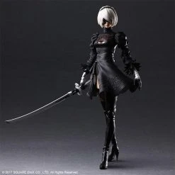 Square Enix NieR: Automata YoRHa No. 2 Type B 2B (Deluxe Version) Play Arts Kai Action Figure