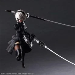 Square Enix NieR: Automata YoRHa No. 2 Type B 2B (Deluxe Version) Play Arts Kai Action Figure 16 Square Enix NieR: Automata YoRHa No. 2 Type B 2B (Deluxe Version) Play Arts Kai Action Figure