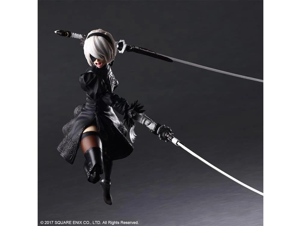 Square Enix NieR: Automata YoRHa No. 2 Type B 2B (Deluxe Version) Play Arts Kai Action Figure 6 Square Enix NieR: Automata YoRHa No. 2 Type B 2B (Deluxe Version) Play Arts Kai Action Figure