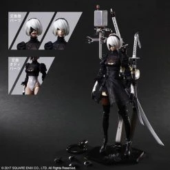 Square Enix NieR: Automata YoRHa No. 2 Type B 2B (Deluxe Version) Play Arts Kai Action Figure
