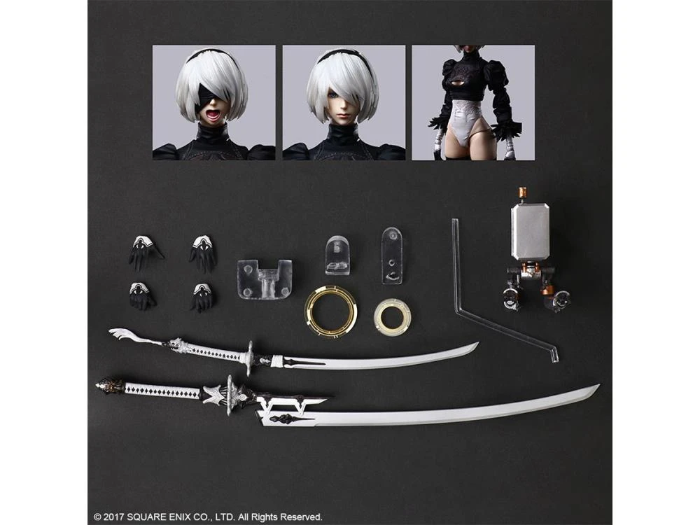 Square Enix NieR: Automata YoRHa No. 2 Type B 2B (Deluxe Version) Play Arts Kai Action Figure 13 Square Enix NieR: Automata YoRHa No. 2 Type B 2B (Deluxe Version) Play Arts Kai Action Figure
