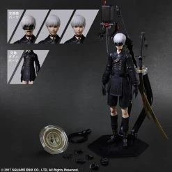 Square Enix NieR: Automata YoRHa No. 9 Type S 9S (Deluxe Version) Play Arts Kai Action Figure