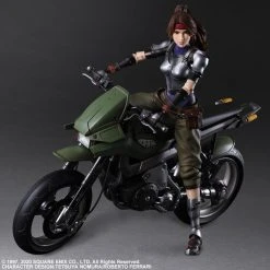 Square Enix Final Fantasy VII Remake Jessie And Motorcycle Set Play Arts Kai Action Figure