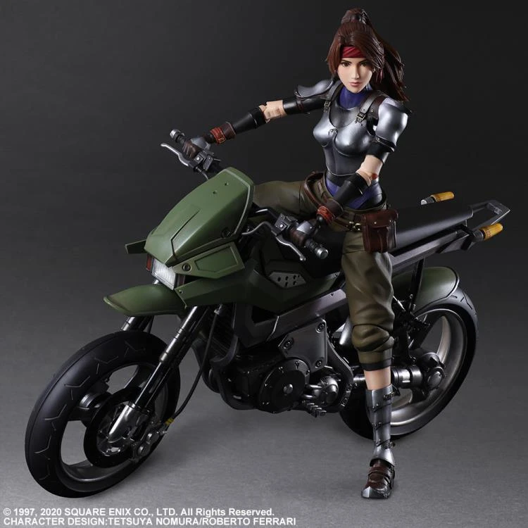 Square Enix Final Fantasy VII Remake Jessie And Motorcycle Set Play Arts Kai Action Figure 4 Square Enix Final Fantasy VII Remake Jessie And Motorcycle Set Play Arts Kai Action Figure