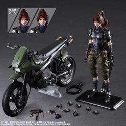 Square Enix Final Fantasy VII Remake Jessie And Motorcycle Set Play Arts Kai Action Figure