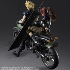 Square Enix Final Fantasy VII Remake Cloud, Jessie And Motorcycle Set Play Arts Kai Action Figure 12 Square Enix Final Fantasy VII Remake Cloud, Jessie And Motorcycle Set Play Arts Kai Action Figure
