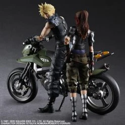 Square Enix Final Fantasy VII Remake Cloud, Jessie And Motorcycle Set Play Arts Kai Action Figure 11 Square Enix Final Fantasy VII Remake Cloud, Jessie And Motorcycle Set Play Arts Kai Action Figure