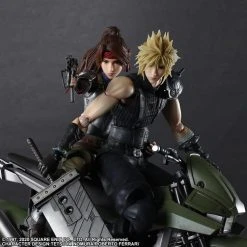 Square Enix Final Fantasy VII Remake Cloud, Jessie And Motorcycle Set Play Arts Kai Action Figure 14 Square Enix Final Fantasy VII Remake Cloud, Jessie And Motorcycle Set Play Arts Kai Action Figure