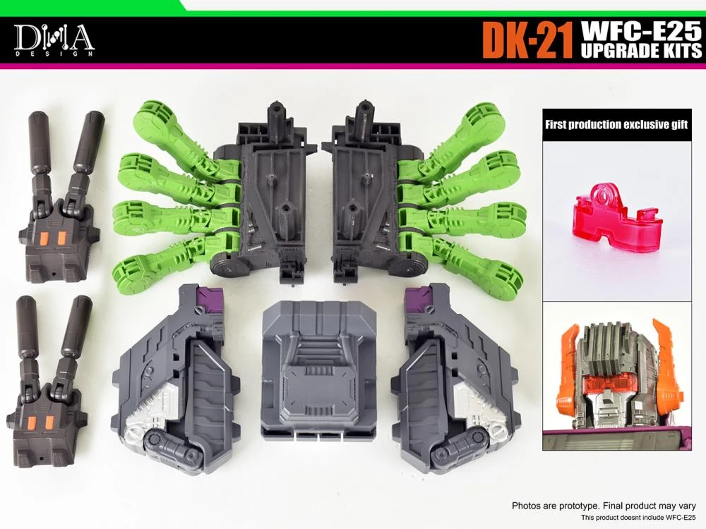 DNA Design DK-21 Upgrade Kit For WFC-E25 Scorponok 3 DNA Design DK-21 Upgrade Kit For WFC-E25 Scorponok