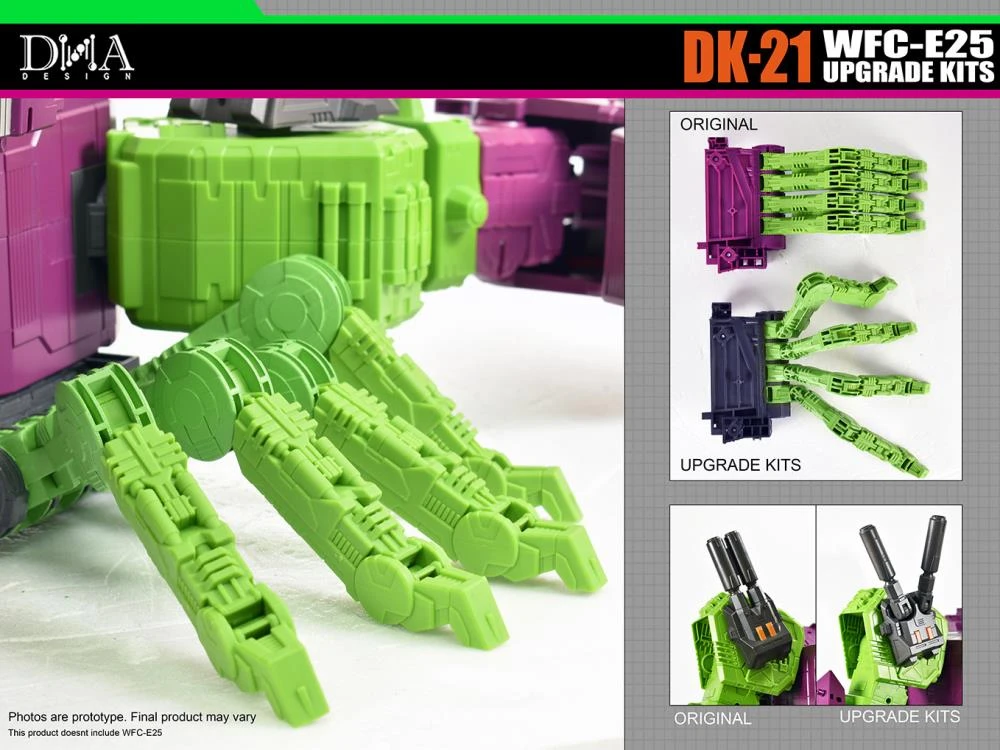 DNA Design DK-21 Upgrade Kit For WFC-E25 Scorponok 5 DNA Design DK-21 Upgrade Kit For WFC-E25 Scorponok