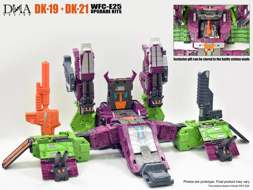 DNA Design DK-21 Upgrade Kit For WFC-E25 Scorponok 6 DNA Design DK-21 Upgrade Kit For WFC-E25 Scorponok