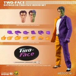 Mezco Toyz ONE:12 Collective: Golden Age Batman Vs. Two-Face Exclusive Boxed Set Action Figure