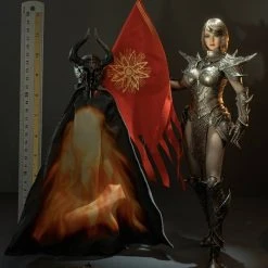 TBLeague Phicen 1/6 Knight Of Fire Black Sixth Scale Action Figure PL2020-173C Scale Figures (1/6, 1/4, ETC)