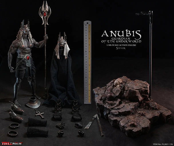 Scale Figures (1/6, 1/4, ETC) TBLeague Phicen 1/6 Anubis Guardian Of The Underworld Silver Action Figure PL-2021-176 3 Scale Figures (1/6, 1/4, ETC) TBLeague Phicen 1/6 Anubis Guardian Of The Underworld Silver Action Figure PL-2021-176