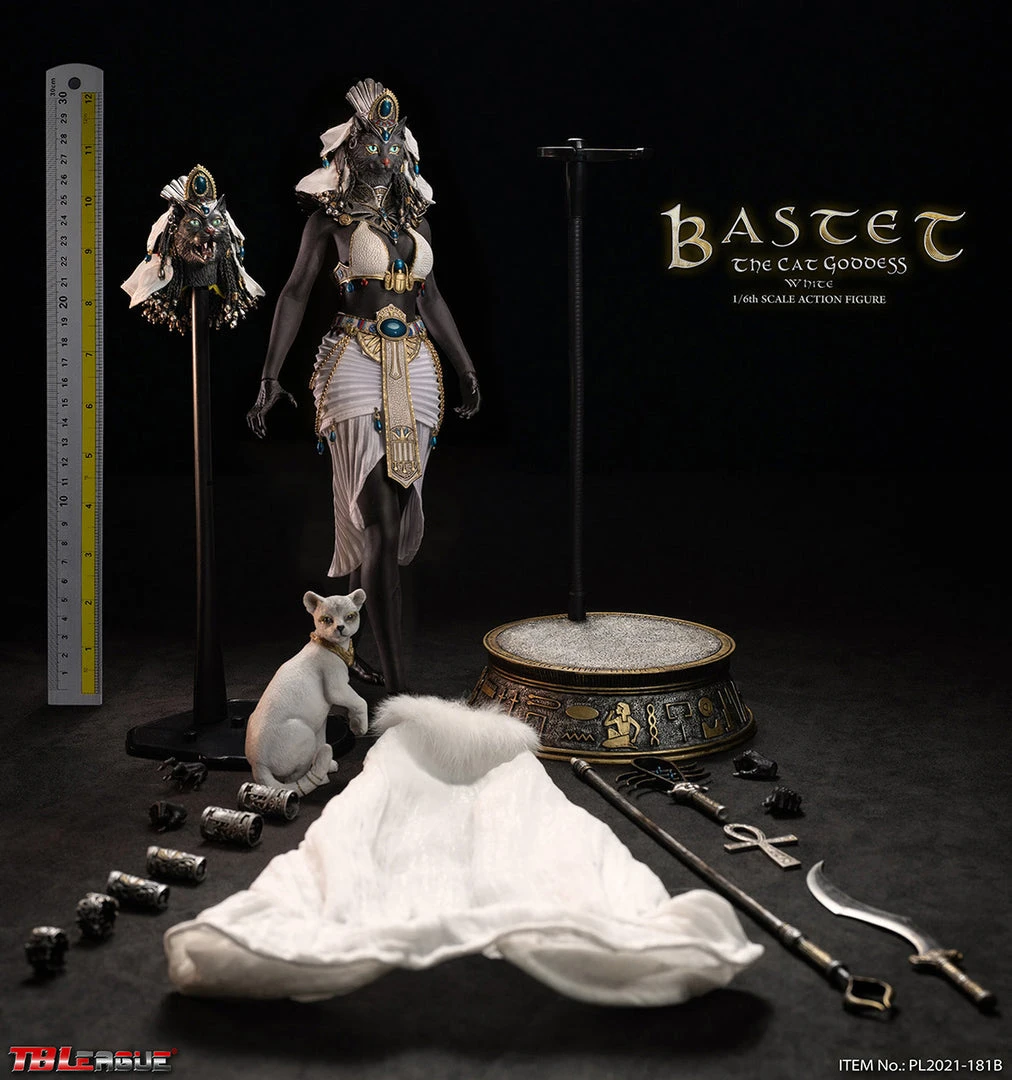 Others TBLeague Phicen 1/6 Bastet The Cat Ancient Egyptian Goddess (White) Sixth Scale Action Figure PL2021-181B 3 Others TBLeague Phicen 1/6 Bastet The Cat Ancient Egyptian Goddess (White) Sixth Scale Action Figure PL2021-181B