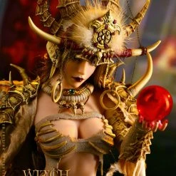 Scale Figures (1/6, 1/4, ETC) Pop Toys 1/6 Pop Costume Witch Hunter Bloody Shaman Aphaia (White Shaman) WH001 Sixth Scale Figure