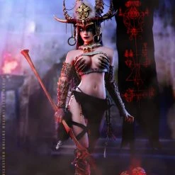 Pop Toys Toys 1/6 Pop Costume Witch Hunter Bloody Shaman Aphaia (Blackl Shaman) WH002 Sixth Scale Figure Scale Figures (1/6, 1/4, ETC)