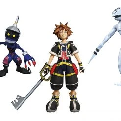 Diamond Comics Diamond Kingdom Hearts Select Sora, Dusk, And Soldier Action Figure Set