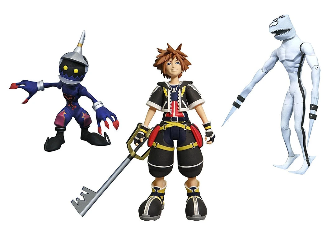 Diamond Comics Diamond Kingdom Hearts Select Sora, Dusk, And Soldier Action Figure Set 3 Diamond Comics Diamond Kingdom Hearts Select Sora, Dusk, And Soldier Action Figure Set