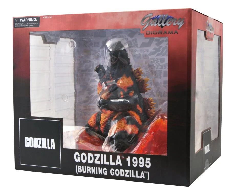 Diamond Comics Diamond Select Gallery Diorama Godzilla 1995 Burning Godzilla PVC Figure Statue Bust 6 Diamond Comics Diamond Select Gallery Diorama Godzilla 1995 Burning Godzilla PVC Figure Statue Bust