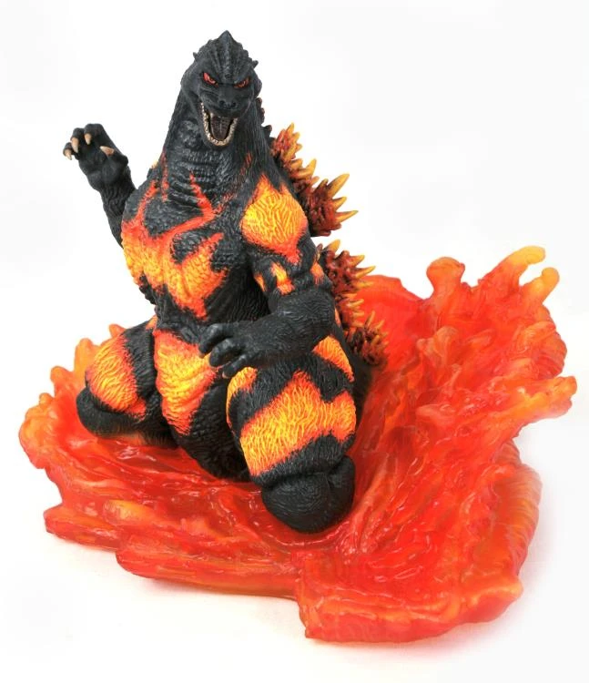 Diamond Comics Diamond Select Gallery Diorama Godzilla 1995 Burning Godzilla PVC Figure Statue Bust 3 Diamond Comics Diamond Select Gallery Diorama Godzilla 1995 Burning Godzilla PVC Figure Statue Bust