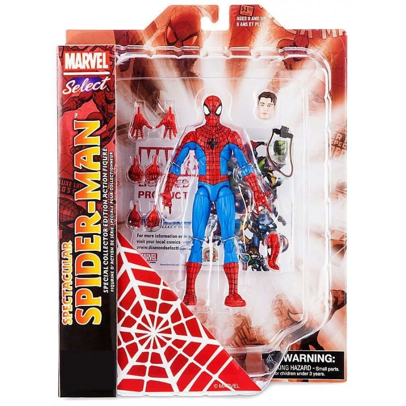 Diamond Comics Marvel Select Spectacular Spider-Man Spiderman Action Figure 4 Diamond Comics Marvel Select Spectacular Spider-Man Spiderman Action Figure
