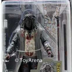 Skybound Exclusive The Walking Dead Ezekiel Black And White Bloody Action Figure