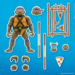 Super7 TMNT Teenage Mutant Ninja Turtles Ultimates Donatello Action Figure Teenage Mutant Ninja Turtles TMNT