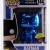 Funko Pop Blue Chrome Batman Toy Tokyo San Diego 2017 Exclusive With Hard Case