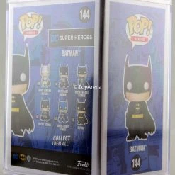 Funko Pop Blue Chrome Batman Toy Tokyo San Diego 2017 Exclusive With Hard Case
