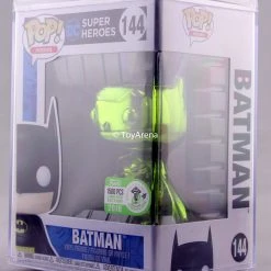 Funko Pop Green Chrome Batman ECCC 2018 Exclusive With Hard Case