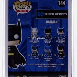 Funko Pop Green Chrome Batman ECCC 2018 Exclusive With Hard Case