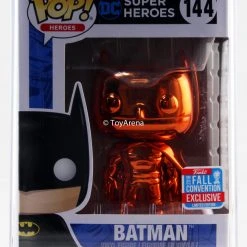 Funko Pop Orange Chrome Batman NYCC 2018 Exclusive With Hard Case