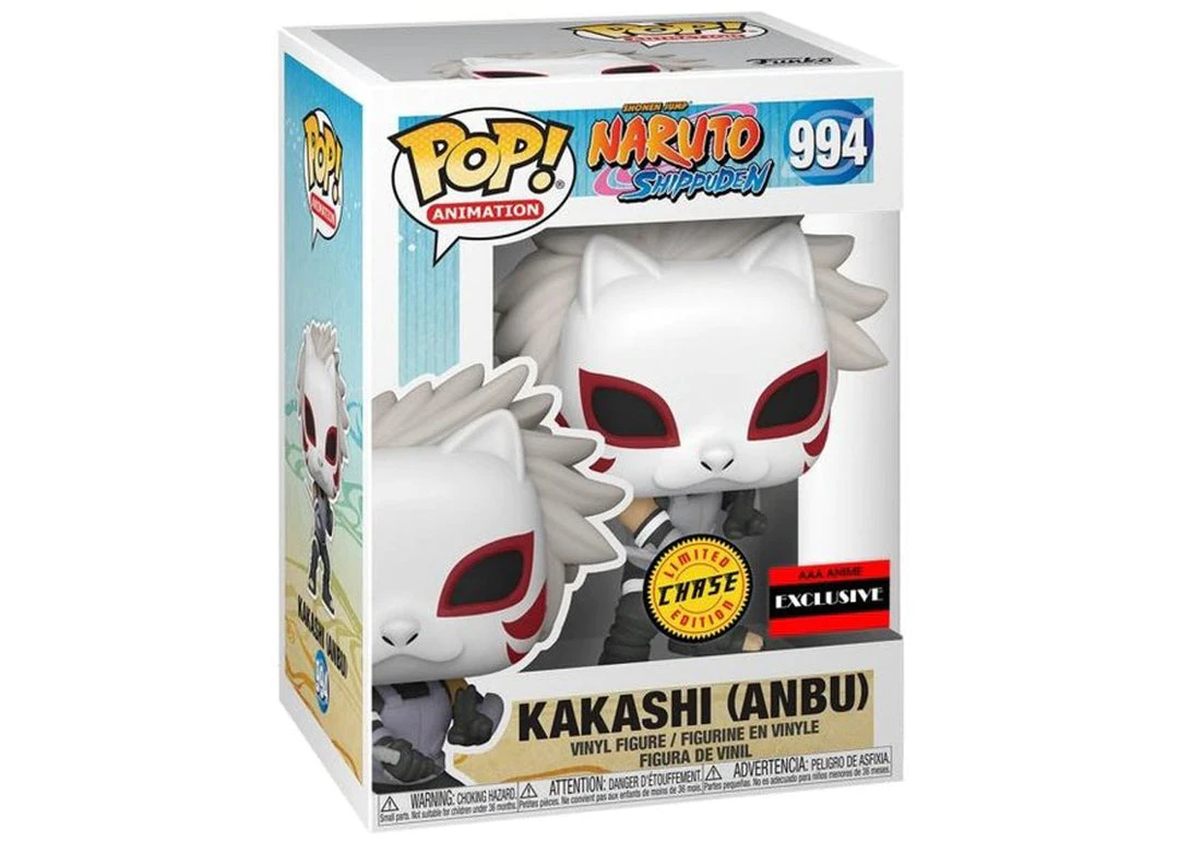 Funko Pop #994 Naruto Shippuden Kakashi (Anbu Ver.) AAA Exclusive CHASE Edition 4 Funko Pop #994 Naruto Shippuden Kakashi (Anbu Ver.) AAA Exclusive CHASE Edition