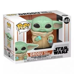 Funko Pop #465 Star Wars: The Mandalorian Grogu With Cookies