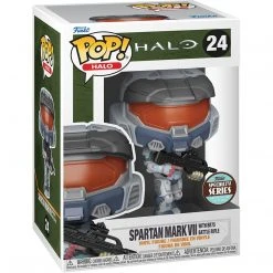 Funko Pop #24 Halo Infinite Specialty Series Spartan Mark VII With Weapon Funko Pop!