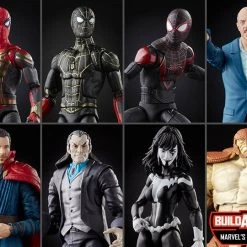 Hasbro Marvel Legends Spider-Man No Way Home Wave 1 Set Of 7 (Marvel's Armadillo BAF) Action Figure