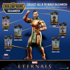 Hasbro Marvel Legends Eternals Wave 1 Set Of 7 (BAF Gilgamesh) Action Figures
