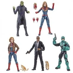Hasbro Marvel Legends Captain Marvel Wave 1 Set Of 7 (Kree Sentry BAF) Action Figures