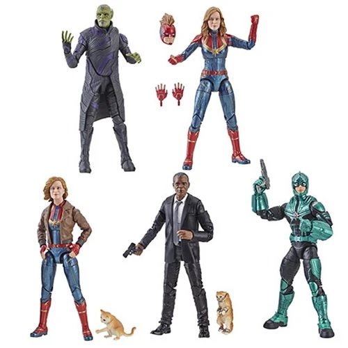 Hasbro Marvel Legends Captain Marvel Wave 1 Set Of 7 (Kree Sentry BAF) Action Figures 4 Hasbro Marvel Legends Captain Marvel Wave 1 Set Of 7 (Kree Sentry BAF) Action Figures