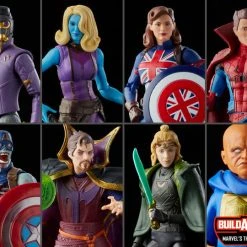 Hasbro Marvel Legends Disney+ What If...? Wave 1 Set Of 7 (BAF Marvel's The Watcher) Action Figure