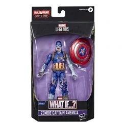 Hasbro Marvel Legends Disney+ What IF...? Wave 1 Zombie Captain America (BAF Marvel's The Watcher) Action Figure