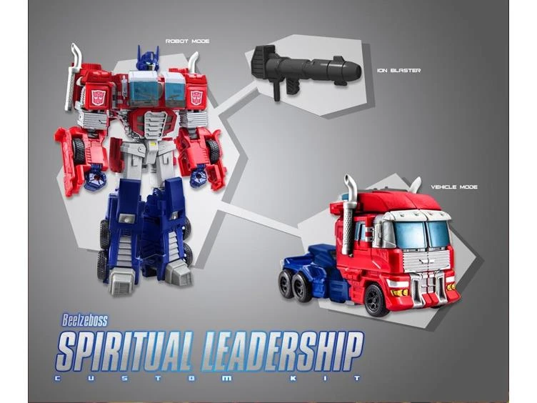 Other 3rd Party Beelzeboss BLZ-08 Spiritual Leadership Custom Kit For CW Red Optimus Prime 3 Other 3rd Party Beelzeboss BLZ-08 Spiritual Leadership Custom Kit For CW Red Optimus Prime