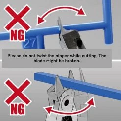 God Hand Godhand GH-PN-120 Red Blade One Nipper For Plastic Model Paint And Model Supplies / Tools